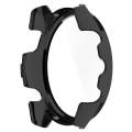 For Garmin Forerunner 165 / 165 Music PC + Tempered Film Integrated Watch Protective Case(Black)