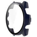 For Garmin Forerunner 165 / 165 Music PC + Tempered Film Integrated Watch Protective Case(Ink Blue)
