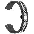 For Xiaomi Mi Band 8 Pro Five-bead Butterfly Buckle Metal Watch Band(Black)