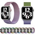 For Apple Watch Series 8 45mm Milan Gradient Loop Magnetic Buckle Watch Band(Gold Lavender)