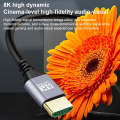 HDMI Male to HDMI Male Dual Elbow HD Audio Video Adapter Cable, Length:1m(Dual Up Bend)