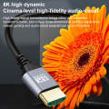 HDMI Male to HDMI Male Dual Elbow HD Audio Video Adapter Cable, Length:0.5m(Dual Up Bend)
