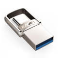 EAGET 128G USB 3.1 + Type-C / USB-C  Interface Metal Twister Flash U Disk, with Micro USB OTG Ada...
