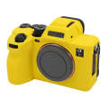 For Sony ILCE7RM5 / A7R5 Litchi Texture Soft Silicone Protective Case(Yellow)
