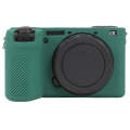 For Sony ILCE-6700 / A6700 Litchi Texture Soft Silicone Protective Case(Green)