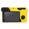 For Sony ILCE-6700 / A6700 Litchi Texture Soft Silicone Protective Case(Yellow)
