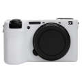 For Sony ILCE-6700 / A6700 Litchi Texture Soft Silicone Protective Case(White)
