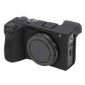 For Sony ILCE-6700 / A6700 Glossy Soft Silicone Protective Case(Black)