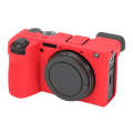 For Sony ILCE-6700 / A6700 Glossy Soft Silicone Protective Case(Red)