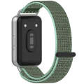 For Samsung Galaxy Fit 3 Nylon Loop Hook and Loop Fastener Watch Band(Blue Sea)