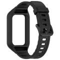 For Honor Band 9 Armor Integrated Silicone Watch Band(Black)