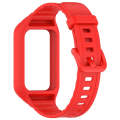 For Honor Band 9 Armor Integrated Silicone Watch Band(Red)