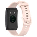 For Huawei Band 9 / 9 NFC Solid Color Colorful Buckle Silicone Watch Band(Light Pink)