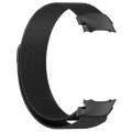 For OPPO Watch X / OnePlus Watch 2 Milan Magnetic Steel Mesh Watch Band(Black)