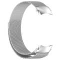 For OPPO Watch X / OnePlus Watch 2 Milan Magnetic Steel Mesh Watch Band(Silver)