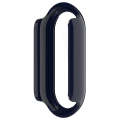 For Xiaomi Mi Band 8 PC + Tempered Film Integrated Protective Watch Case(Ink Blue)