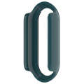 For Xiaomi Mi Band 8 PC + Tempered Film Integrated Protective Watch Case(Pine Green)