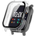 For Xiaomi Haylou Watch 2 LS02 PC + Tempered Film Integrated Watch Protective Case(Transparent Wh...