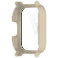 For Xiaomi Haylou Watch 2 LS02 PC + Tempered Film Integrated Watch Protective Case(Ivory White)