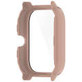 For P66 / P66D / P66ED 1.85 inch Watch PC + Tempered Film Integrated Watch Protective Case(Pink)