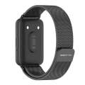 For Samsung Galaxy Fit 3 Mijobs Milan Magnetic Metal Watch Band(Black)