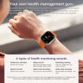 ZGA W02 2.02 inch Screen Seconds Hand BT Call Smart Watch, Support Heart Rate / AI Voice Assistan...