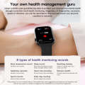 ZGA W03 2.03 inch Screen Seconds Hand BT Call Smart Watch, Support Heart Rate / AI Voice Assistan...