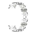 For Xiaomi Mi Band 8 Mijobs GT4 Bone Chain Metal Watch Band(Silver)