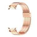 For Xiaomi Mi Band 8 Mijobs GT4 Metal Watch Band(Rose Gold)
