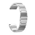 For Huawei Watch 4 / 4 Pro 22mm Flat Buckle Titanium Alloy Watch Band(Silver)