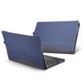 For HP Envy X360 14 inch 14-fc Leather Laptop Shockproof Protective Case(Dark Blue)