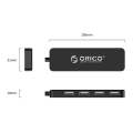ORICO FL01-BK 4 Ports USB 2.0 HUB Expand Converter(Black)