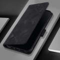 For Tecno Pop 6C Skin Feel Embossed Leather Phone Case(Black)