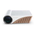 S6 1280x720 5500 Lumens Portable Home Theater LED HD Digital Projector(White)