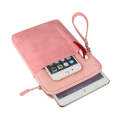 For 10 inch or Below Tablet ND00S Felt Sleeve Protective Case Inner Carrying Bag(Pink)