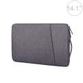 ND01D Felt Sleeve Protective Case Carrying Bag for 14.1 inch Laptop(Dark Grey)