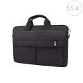 ST08 Handheld Briefcase Carrying Storage Bag without Shoulder Strap for 15.4 inch Laptop(Black)