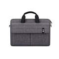 ST08 Handheld Briefcase Carrying Storage Bag without Shoulder Strap for 15.4 inch Laptop(Grey)