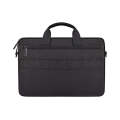 ST08 Handheld Briefcase Carrying Storage Bag with Shoulder Strap for 13.3 inch Laptop(Black)