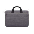ST08 Handheld Briefcase Carrying Storage Bag with Shoulder Strap for 15.6 inch Laptop(Grey)
