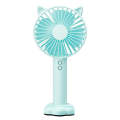 N10 Multi-function Handheld Desktop Holder Electric Fan, with 3 Speed Control (Sky Blue)