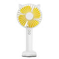 N10 Multi-function Handheld Desktop Holder Electric Fan, with 3 Speed Control (White)