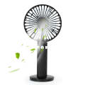 S8 Portable Mute Handheld Desktop Electric Fan, with 3 Speed Control (Black)