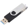 64GB Twister USB 3.0 Flash Disk USB Flash Drive (Black)