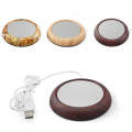 Wood Grain Marble Design USB Desktop Mug Cup Warmer Tea Coffee Drinks Heating Mat Pad, Random Col...
