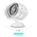 Portable Adjustable Mini USB Charging Air Convection Cycle Desktop Electric Fan Air Cooler, Suppo...