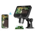 inskam317 1080P 4.3 inch LCD Screen WiFi HD Digital Microscope, Sucker Bracket
