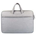 Breathable Wear-resistant Shoulder Handheld Zipper Laptop Bag, For 12 inch and Below Macbook, Sam...