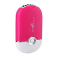 Portable Mini USB Charging Air Conditioner Refrigerating Handheld Small Fan (Magenta)