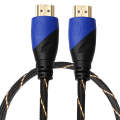 0.5m HDMI 1.4 Version 1080P Woven Net Line Blue Black Head HDMI Male to HDMI Male Audio Video Con...